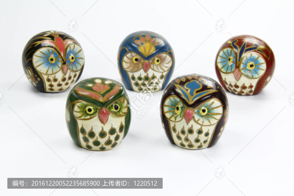 五裝飾貓頭鷹