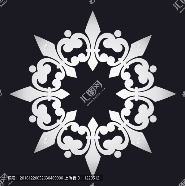 美麗的雪花點(diǎn)綴。