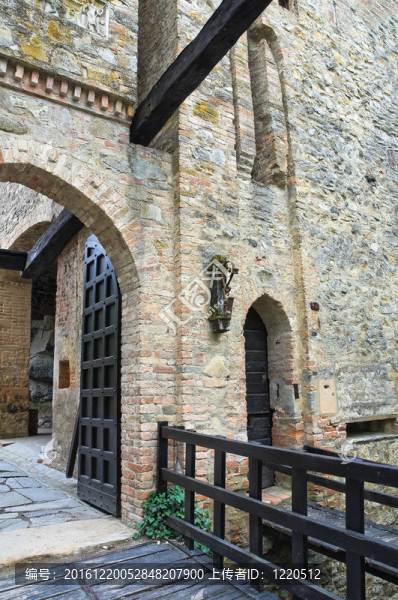 Gropparello,Castle。Emilia,Romagna。意大利.