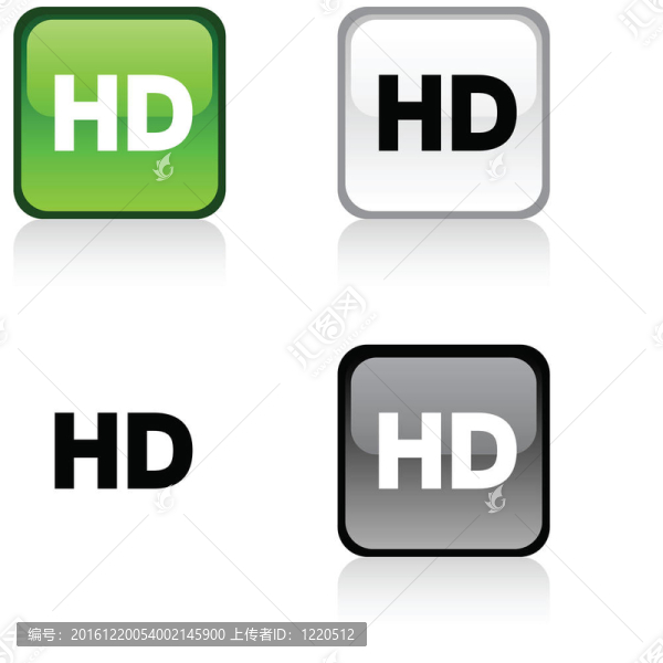 HD按鈕。