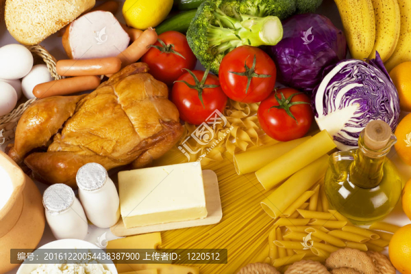 架空食品背景