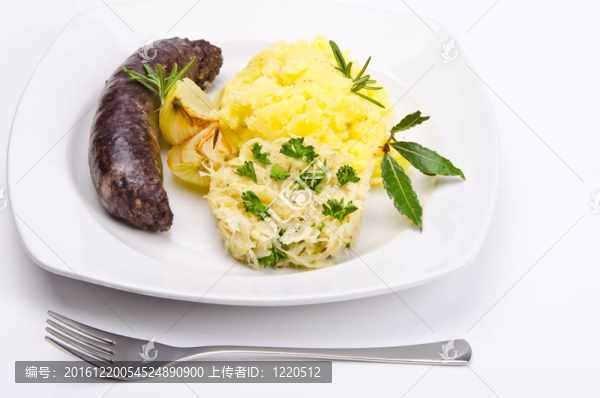 krupniok傳統(tǒng)血香腸在波蘭美食