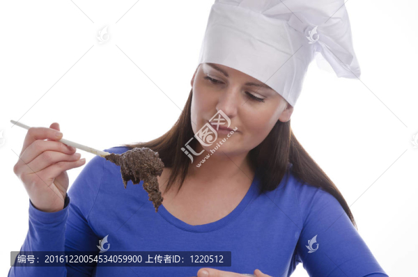 烘焙中的女人