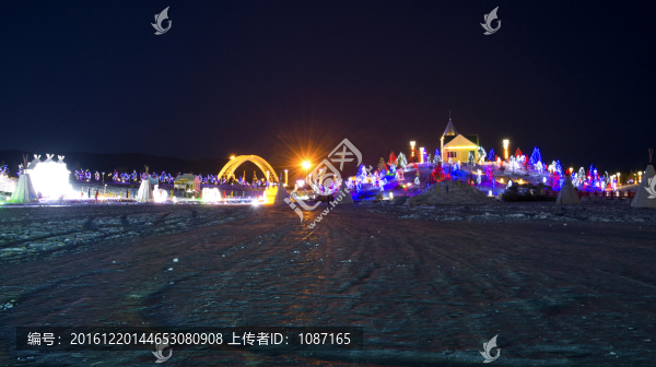 嘎仙湖夜景