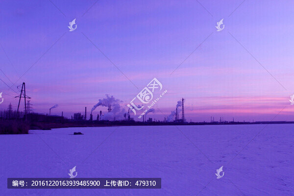 大慶,都市風(fēng)光,霞光