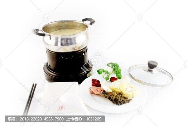 鮮人參鱷魚鍋
