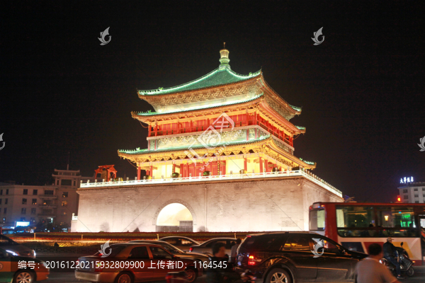 西安鐘樓夜景