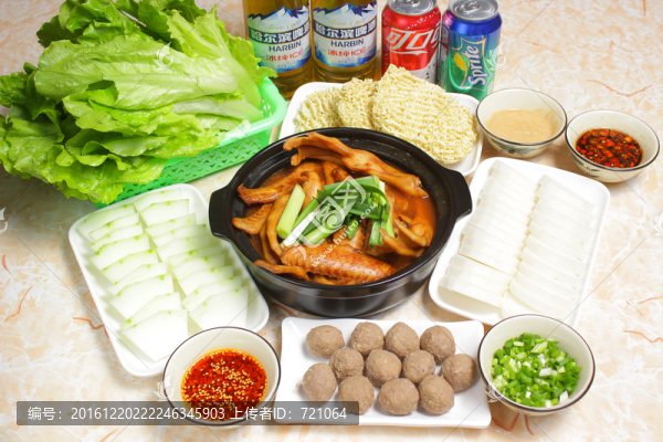 掌亦煲套餐,鴨掌翼煲