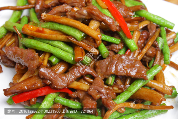 茶樹菇炒牛柳