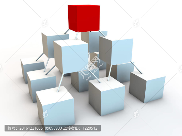 作為網(wǎng)絡(luò)符號(hào)的連接立方體