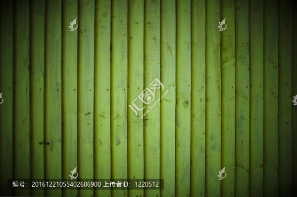 綠色木墻