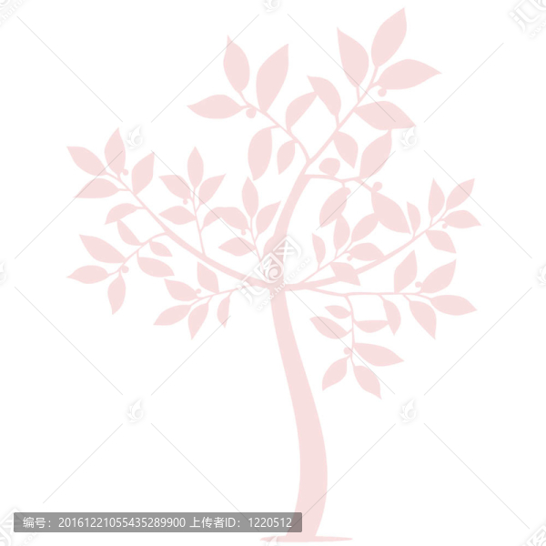 藝術(shù)之樹的剪影