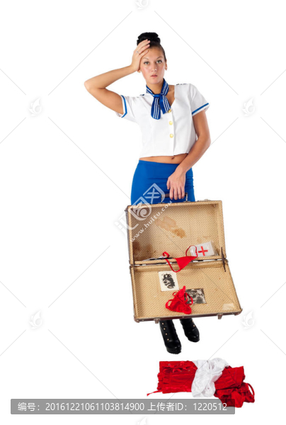 年輕漂亮的空姐