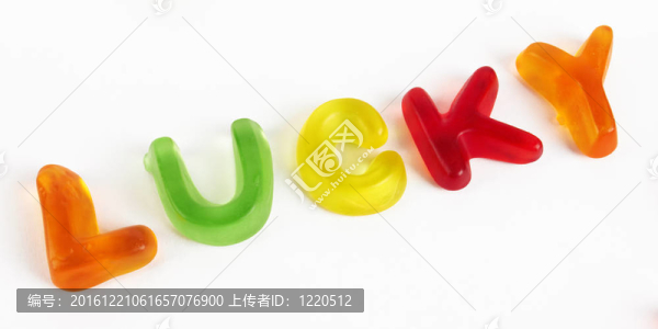 彩色糖果字母分類