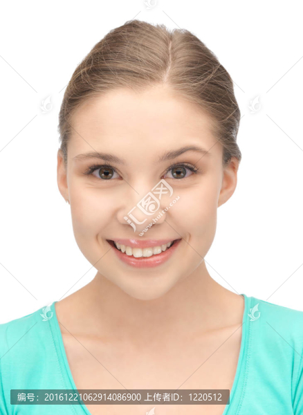 快樂無憂無慮的少女