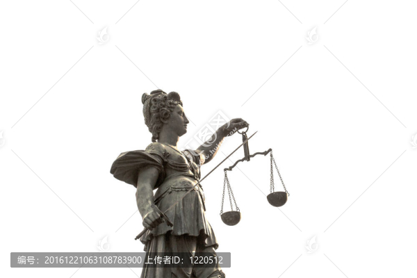 德國在法蘭克福的羅默的正義女神雕像前