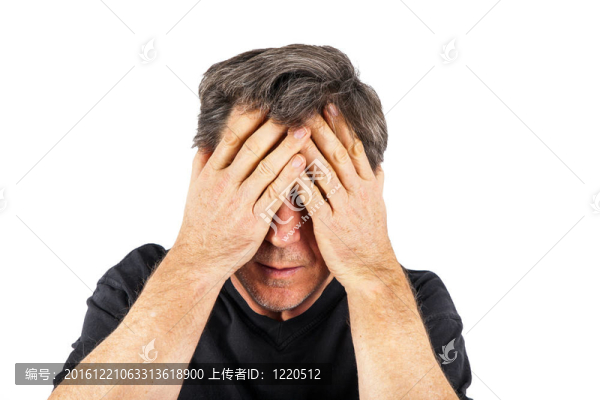 悲傷中的人物肖像