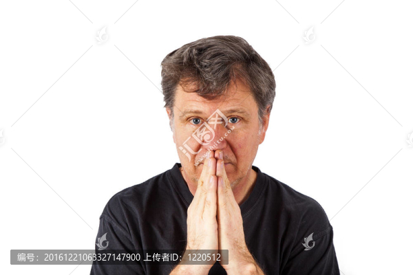 悲傷中的人物肖像