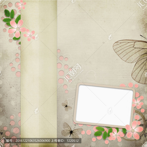 復(fù)古花卡