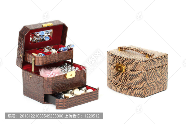 化妝品或首飾用皮革盒