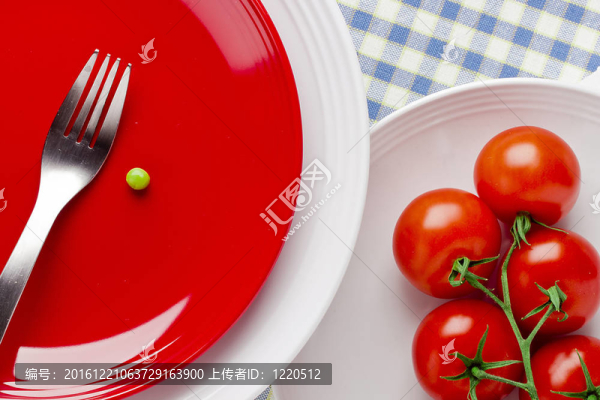 西紅柿和豌豆