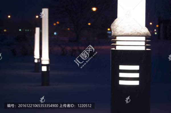 街上的燈光