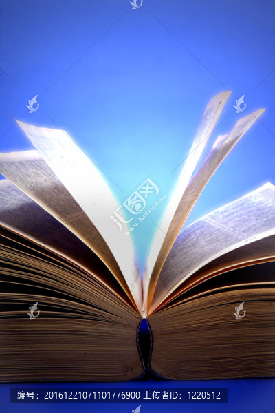 打開的書