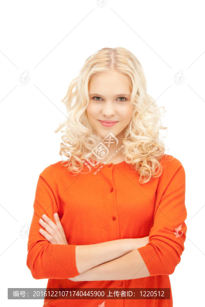 快樂微笑的女人