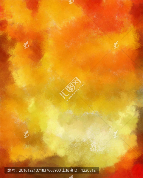 紅色黃色水彩背景