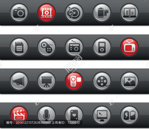 多媒體圖標/,Buttonbar