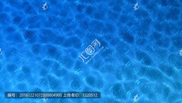 波紋背景雨