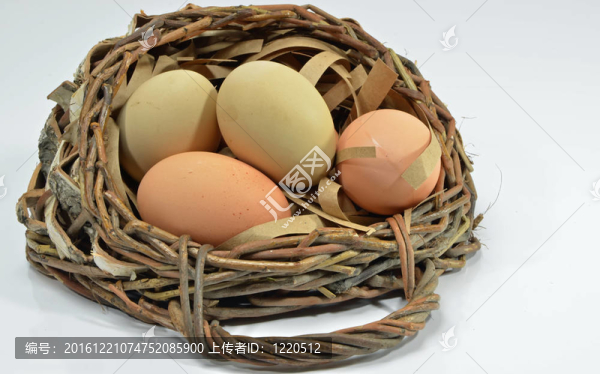 一籃新鮮的Brown,Eggs