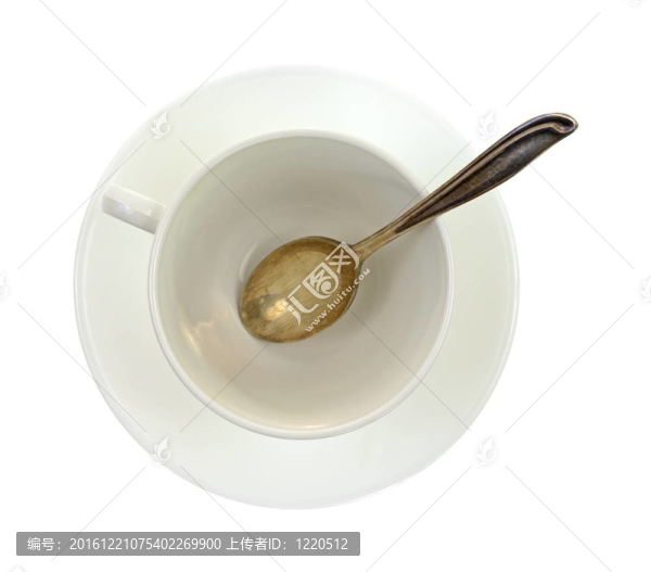 白杯碟銀匙