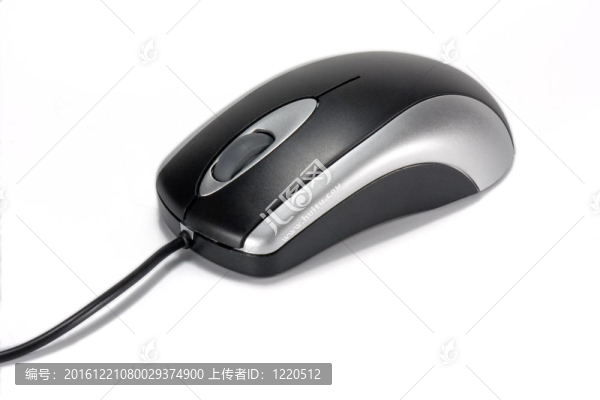 計(jì)算機(jī)鼠標(biāo)；白色背景隔離
