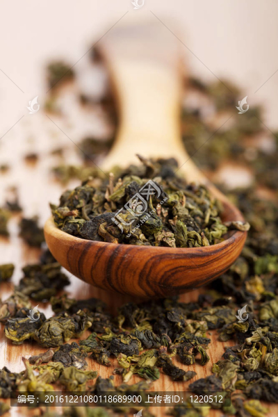 干燥的綠茶
