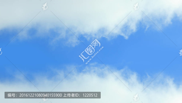 藍(lán)天被白云覆蓋