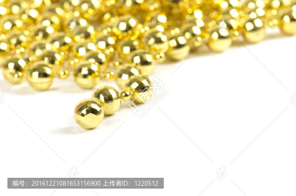 一個(gè)輝煌的慶祝珠金色背景