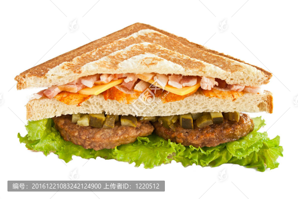 三個角的三明治