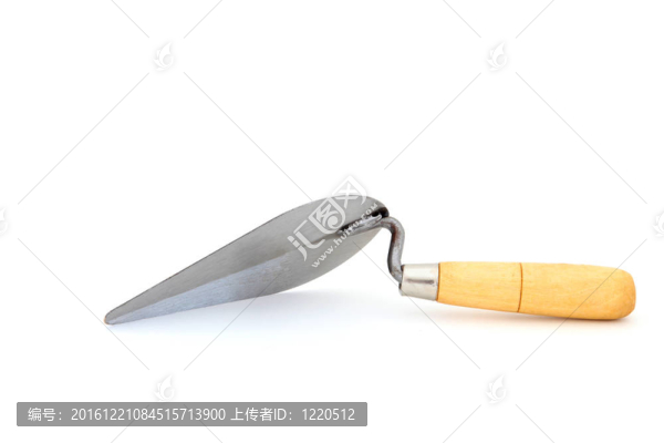 孤立的琵琶鏝刀施工白色