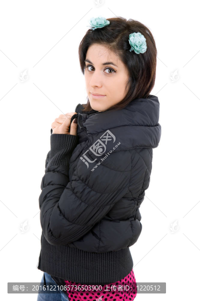 引腳的女孩