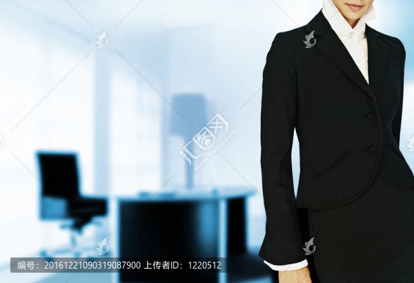 現(xiàn)代商業(yè)辦公室的女性