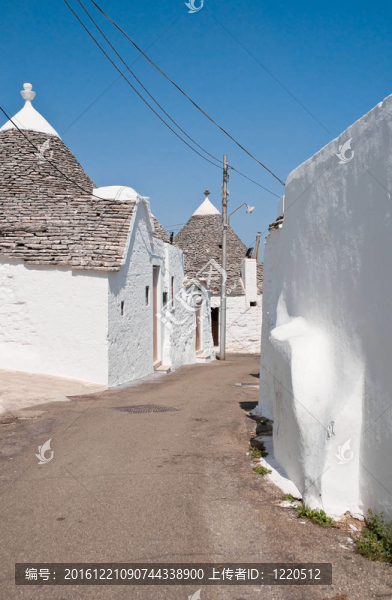 特魯利。阿爾貝羅貝洛。Apulia。