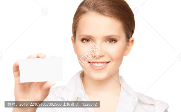 帶名片的女人