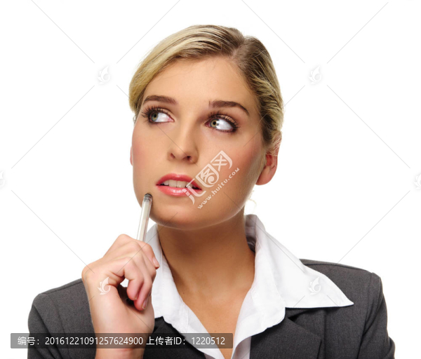 金發(fā)的女商人