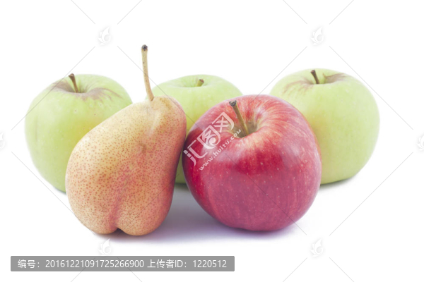 紅蘋果和熟梨