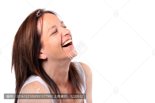 漂亮的女人，在她四十多歲的時(shí)候笑