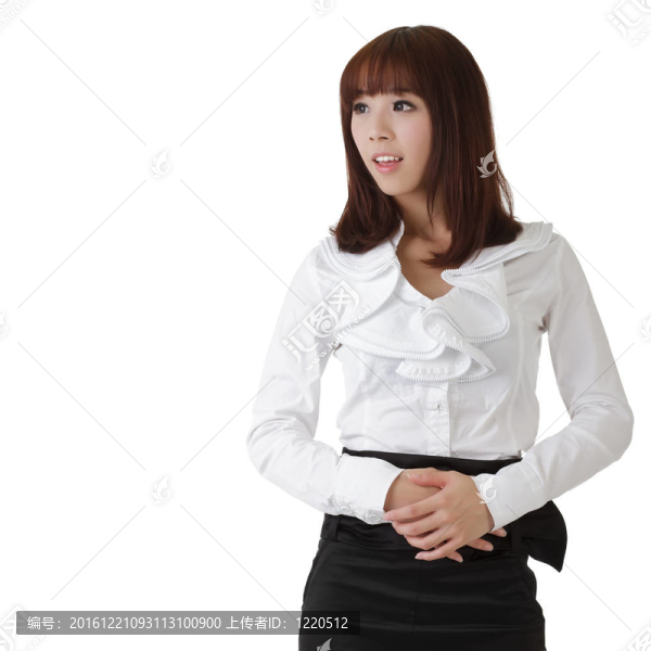 年輕的辦公室女郎