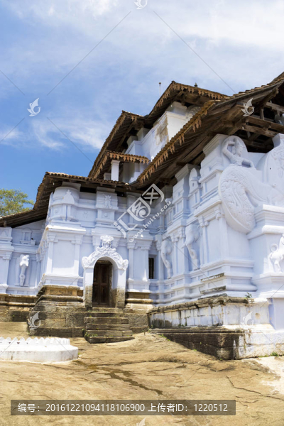 lankathilaka,viharaya寺；Kandy；斯里蘭卡