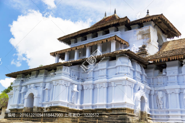 lankathilaka,viharaya寺；Kandy；斯里蘭卡