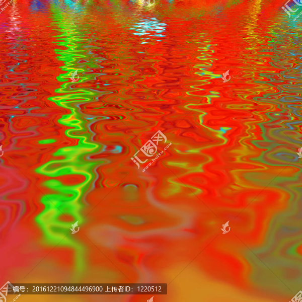 五顏六色的水